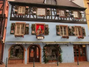 Kaysersberg at Christmas in Alsace