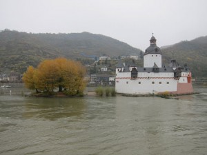 Pfalz Castle, Kaub, from the SS Antoinette