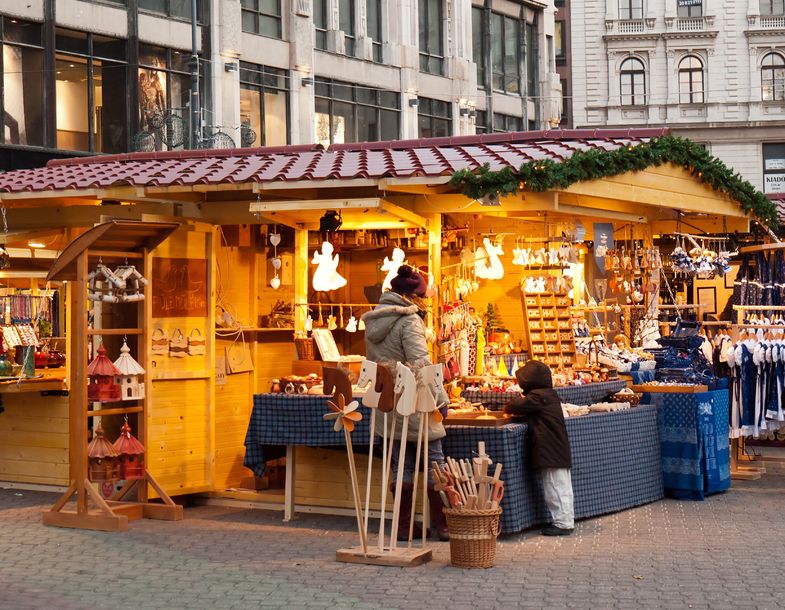 Budapest City Centre Christmas Market Stall