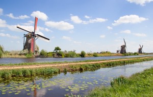 Windmills near Kinderdijk