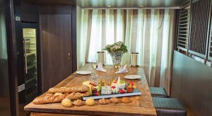 AmaWaterways Wine Room on AmaPrima river ship