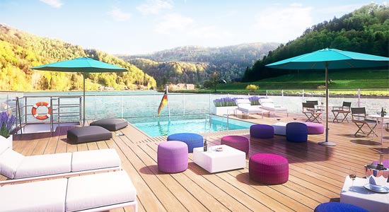 MS Amadeus Provence Sun Deck