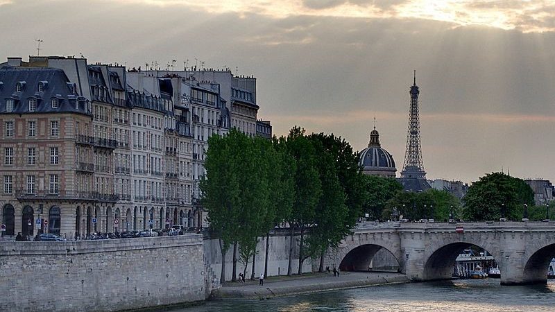 Paris on a Seine river cruise