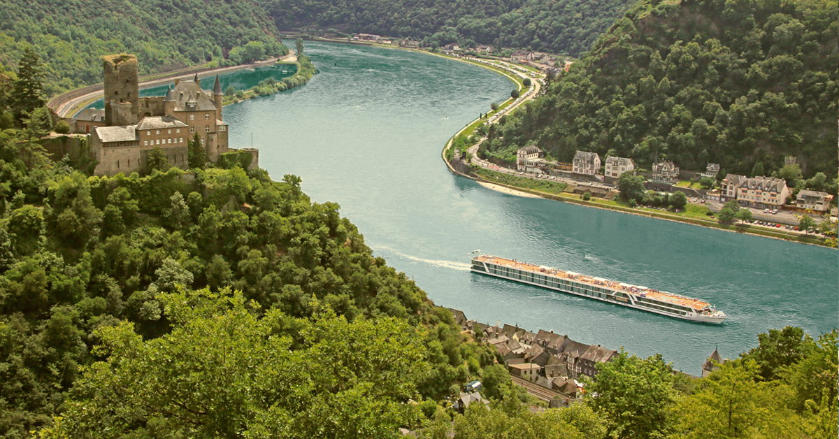 Amadeus Silver II on the River Rhine