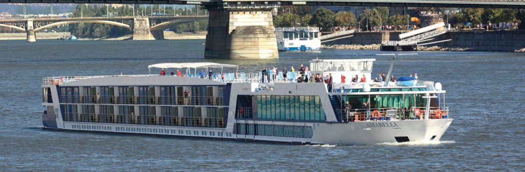 AmaBella river cruise ship used by APT river cruises in Europe.