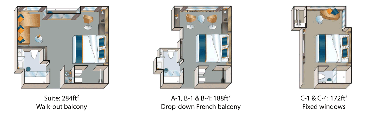 Amadeus Silver III - Cabin Plans