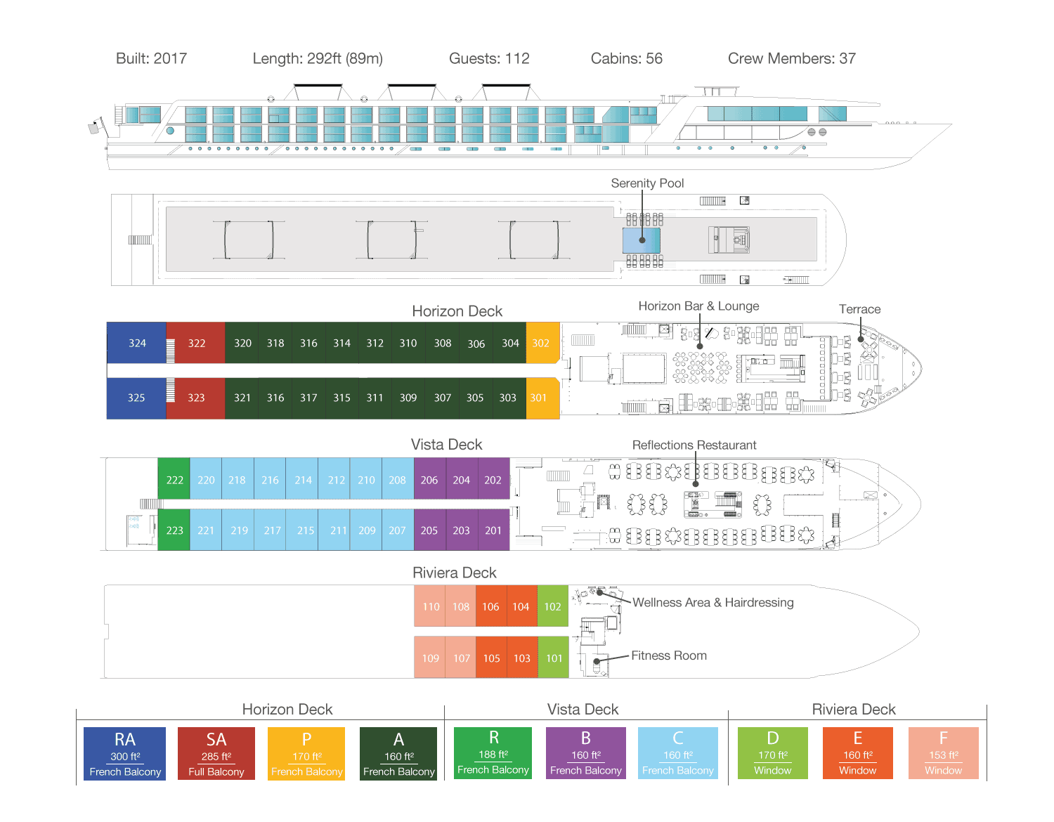 Emerald Radiance - Deck Plan