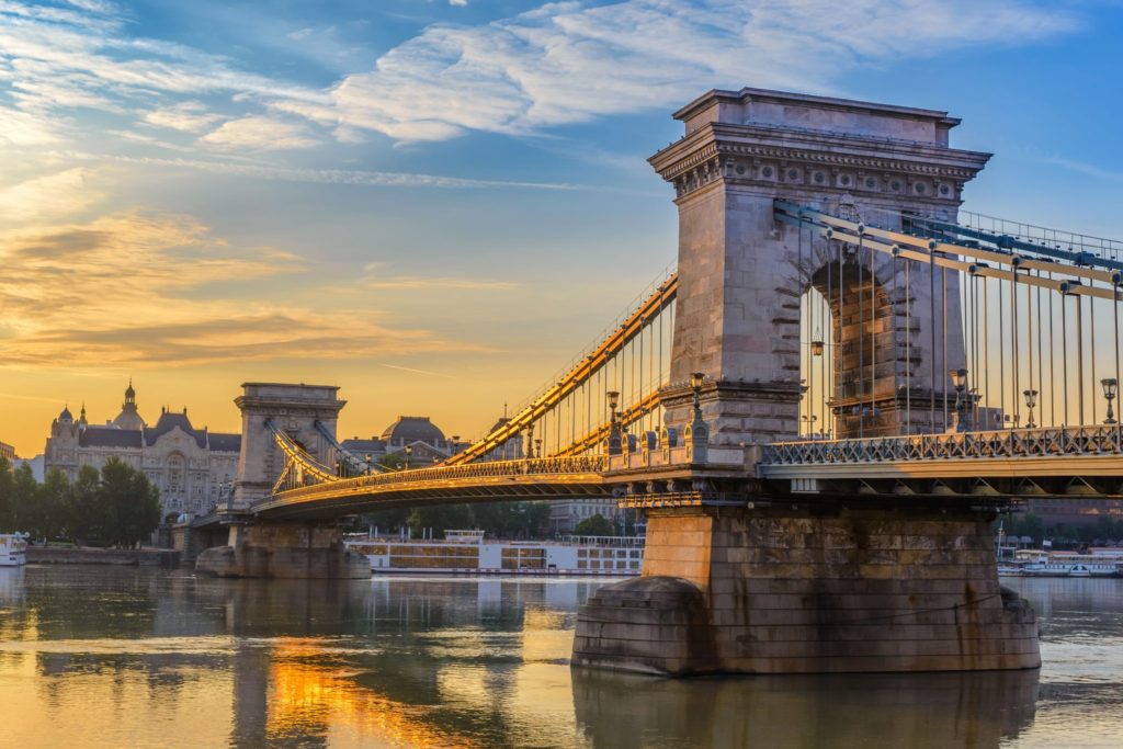 Danube - Budapest Chain Bridge