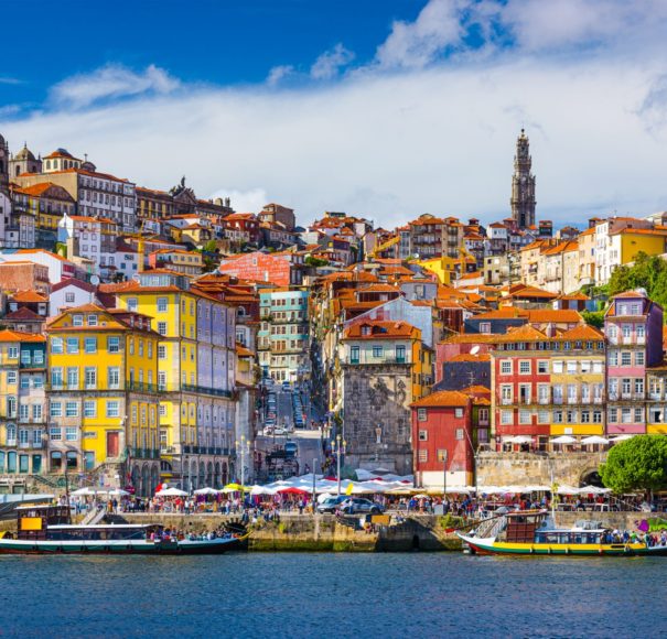 Douro - Porto,-Portugal-old-town-skyline-from-across-the-Douro-RiverLowRes