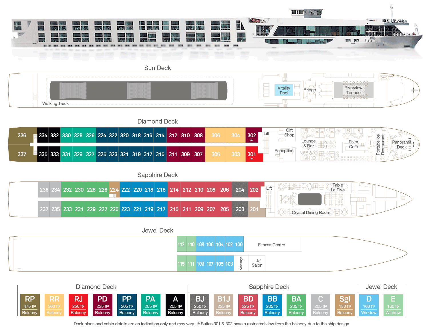 Scenic Opal Deck Plan