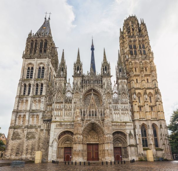 River Seine - The cathedral of Rouen in France - APT River Cruises