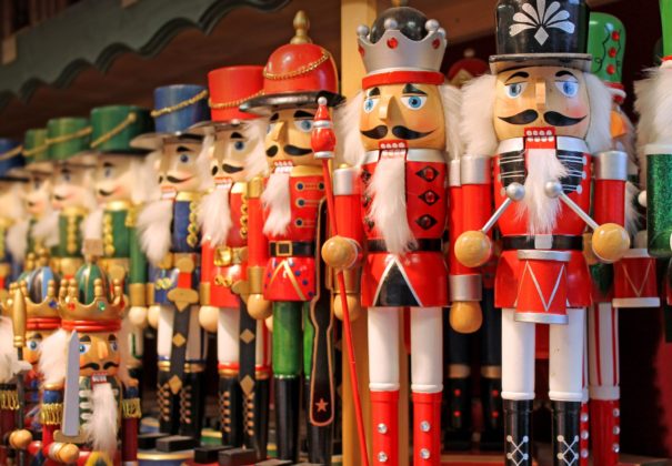 Colorful-nutcrackers-at-a-traditional-Christmas-market-in-Salzburg,-AustriaLowRes