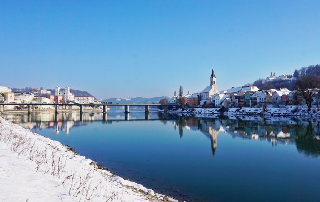 Danube River & Passau at Christmas