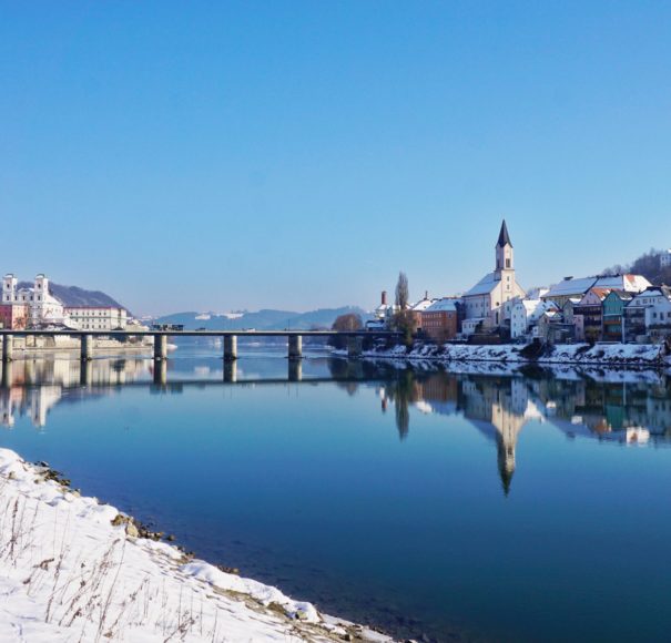 Danube River & Passau at Christmas
