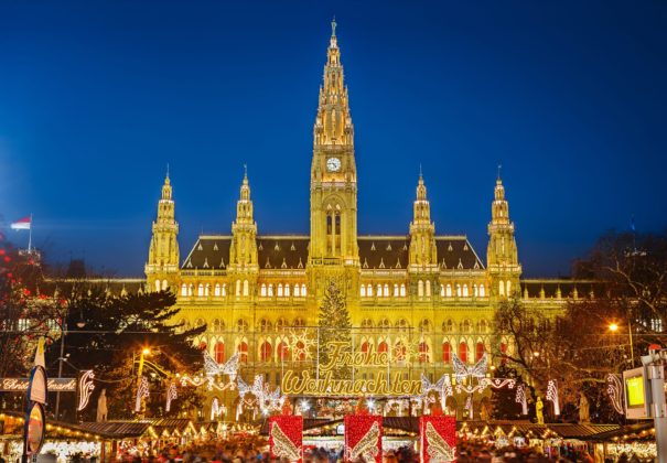 Danube - Rathaus-and-christmas-market-in-Vienna,-AustriaLowRes