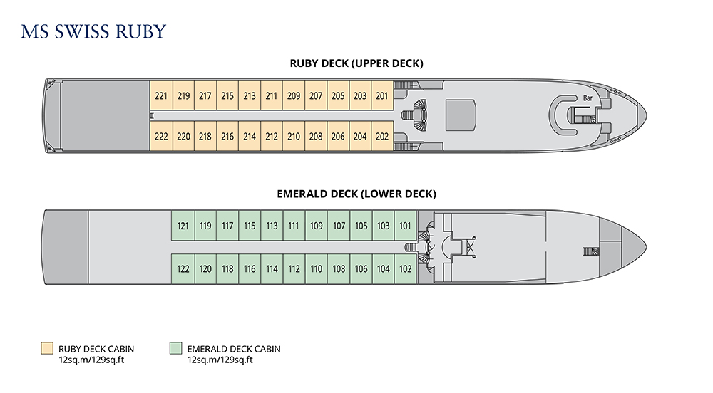 Ms Swiss Ruby Deck Plan