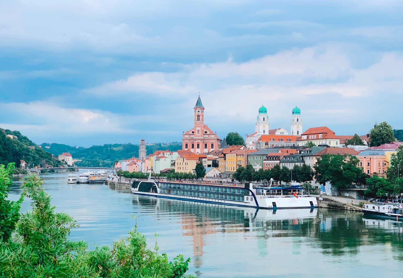 AmaMagna river ship in Passau Germany