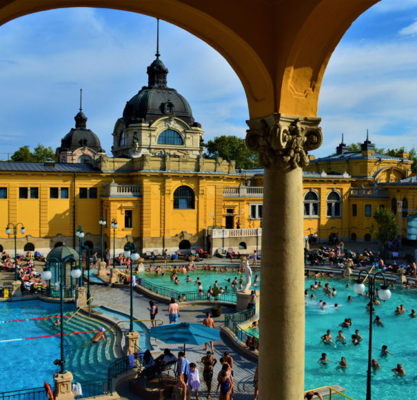 APT River Cruises Szechenyi baths, Budapest, Hungary