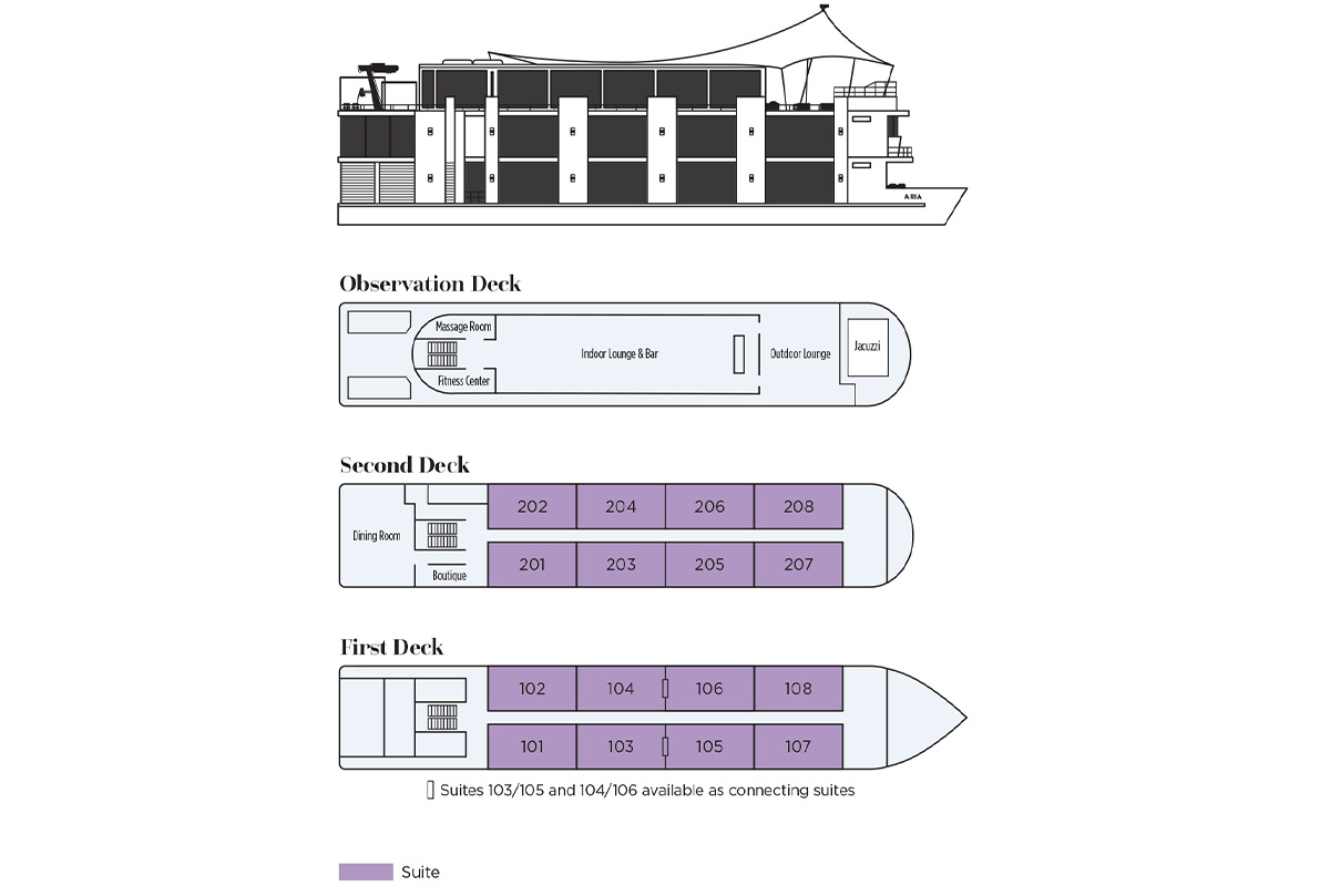 Aria Amazon - Deck Plan