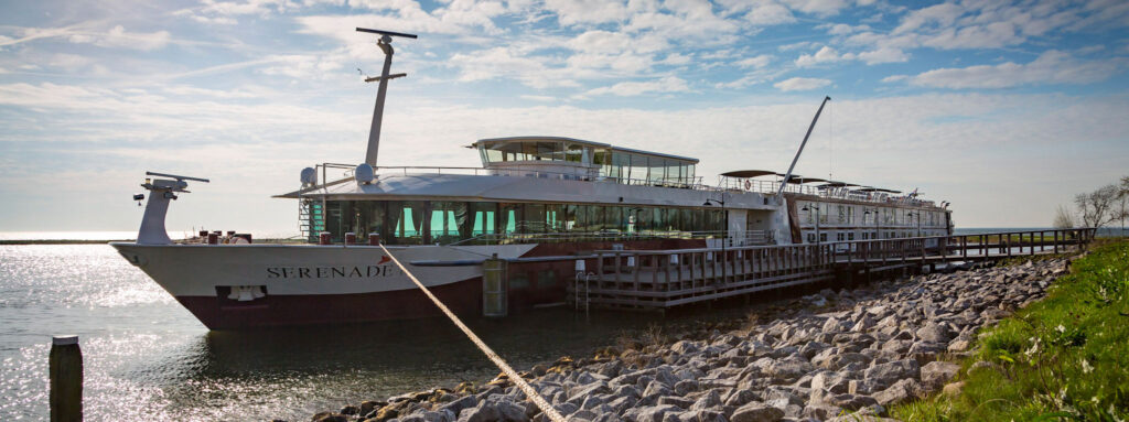 MS Serenade 1 river ship.  No fly river cruises available.