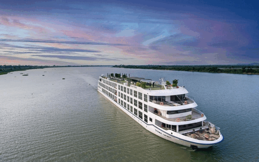 Luxurious Ships On The Mekong