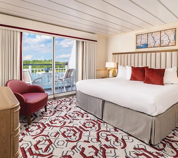 American Splendor River Boat Balcony Stateroom