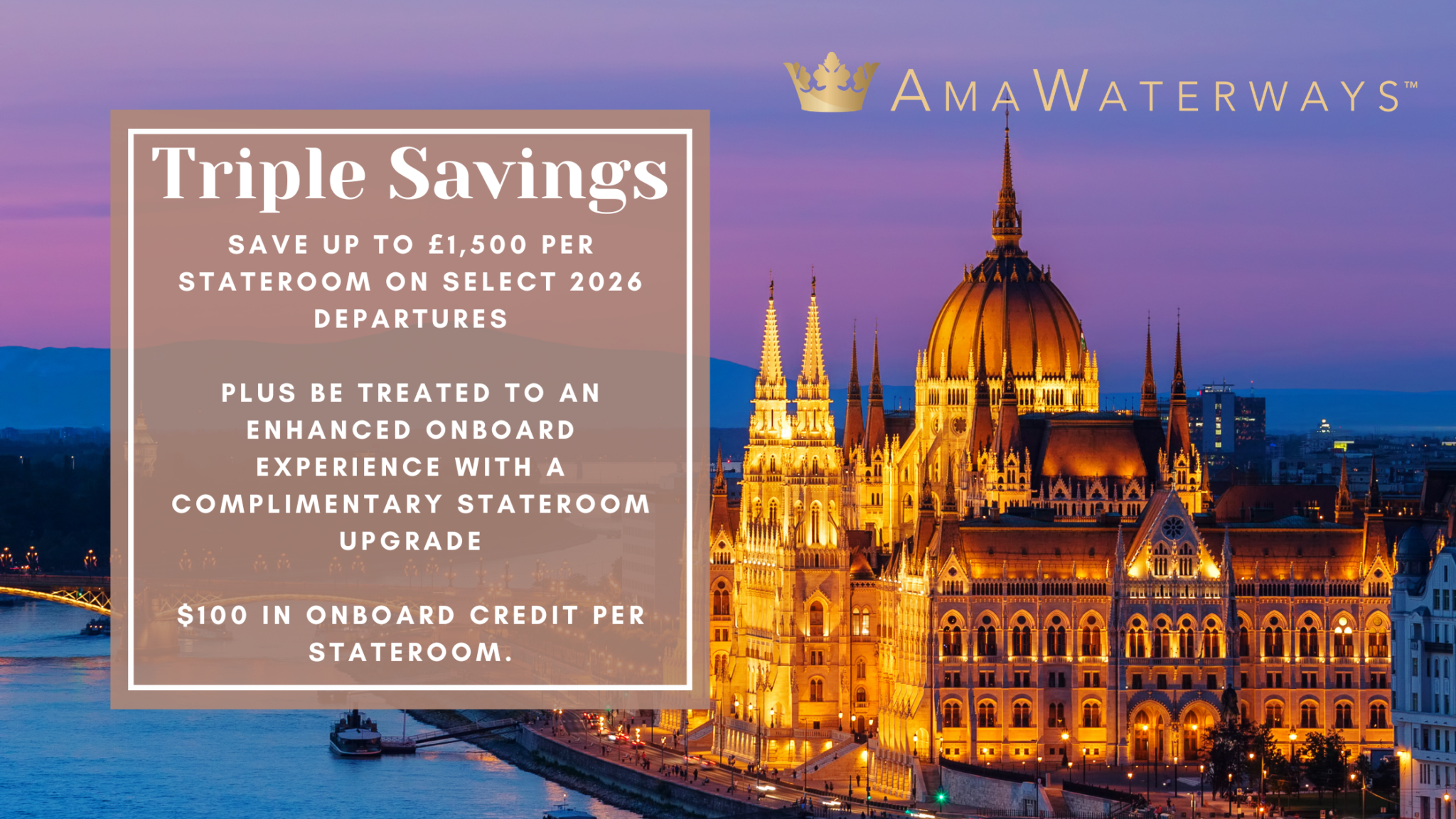 AmaWaterways Offer